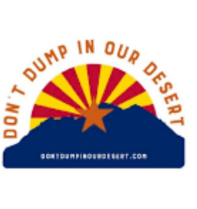 Dont Dump in our desert logo